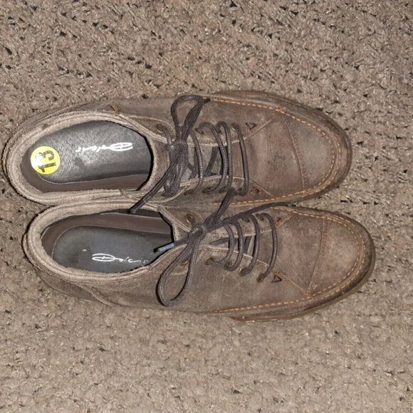 Vintage DOLCIS-Brown Distressed Oiled Suede Desert Boots-Sz 13-NWOB - Picture 7 of 7